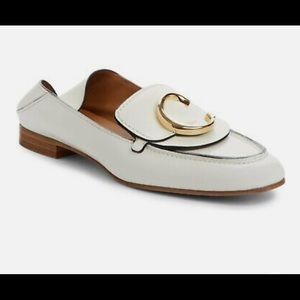 Chloe Natural White Convertible Mule size 40 in excellent condition.